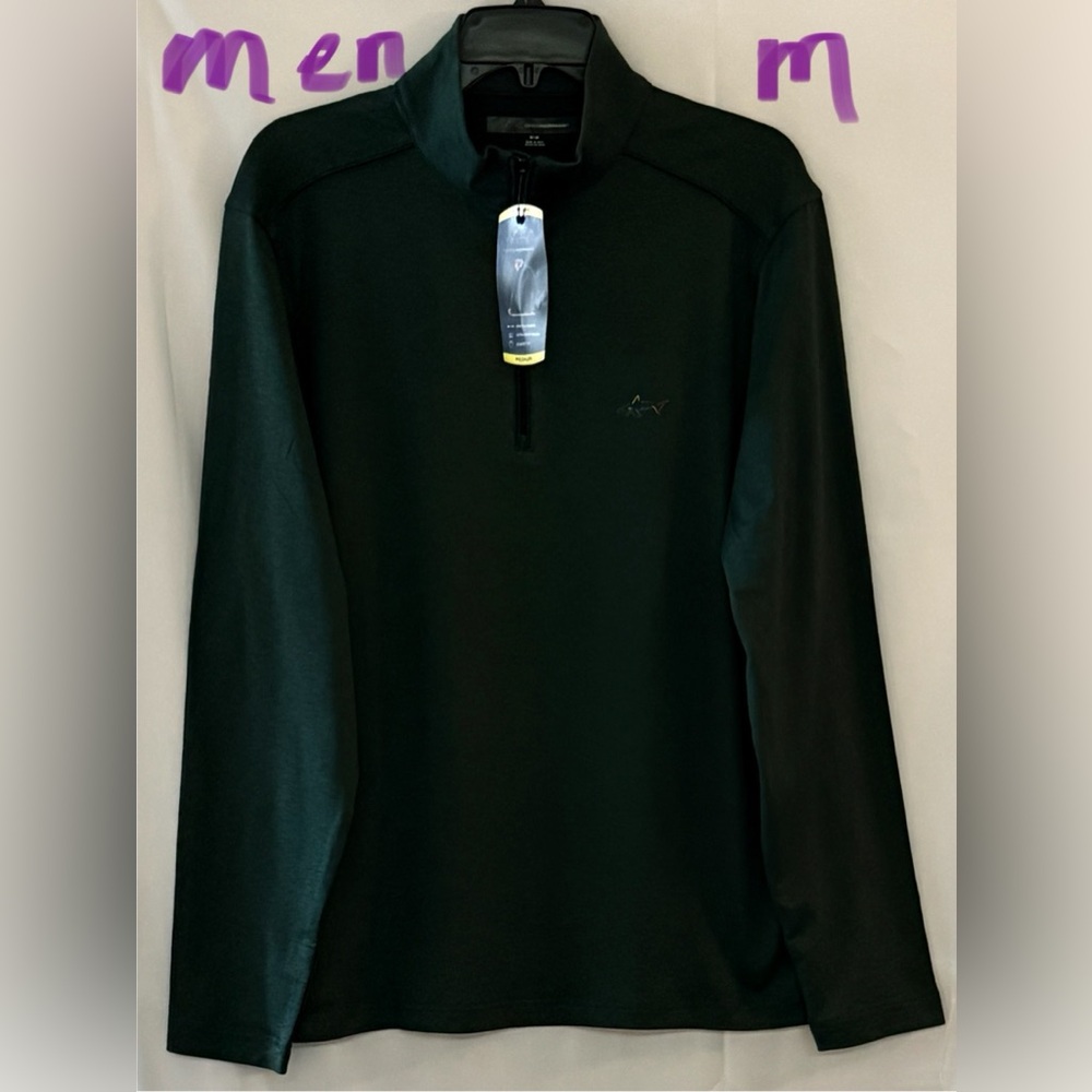 Greg Norman Collection Green Quarter-Zip Pullover